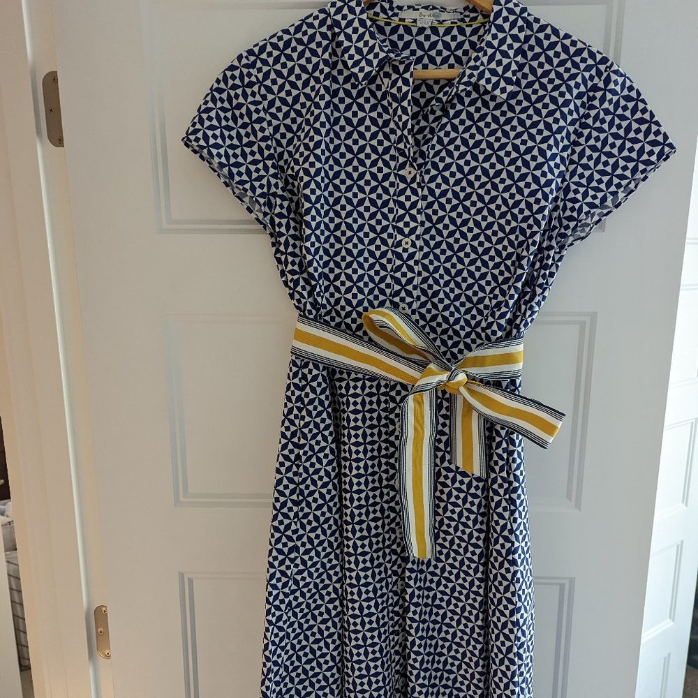 NWOT Boden Sophia Shirtdress, US size 14L (14 Long/Tall)